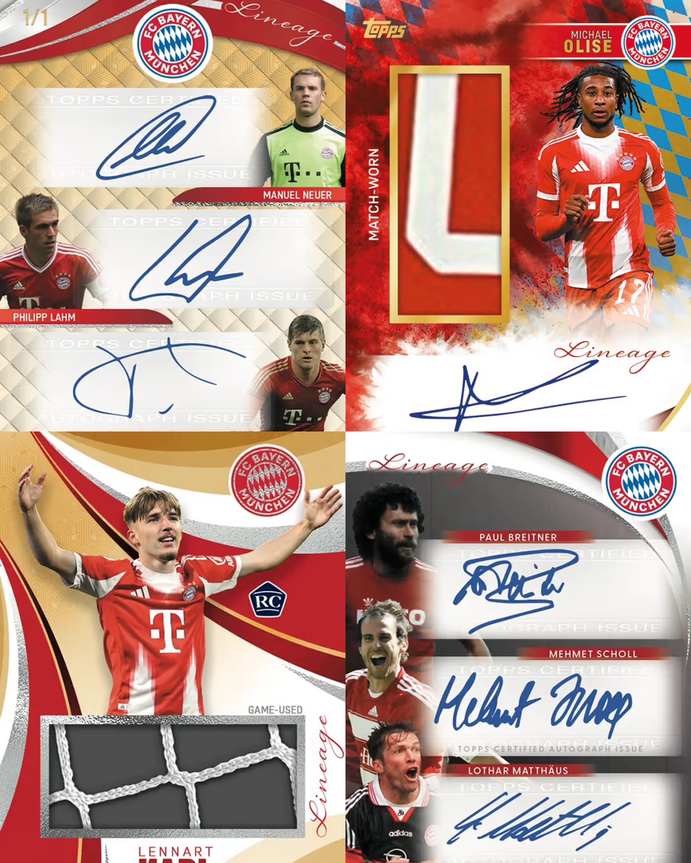 PYP#1 - FULL CASE - 2025-26 TOPPS LINEAGE FC BAYERN MÜNCHEN