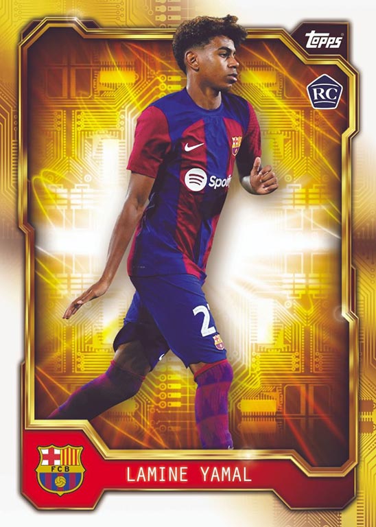 2023-24 TOPPS FC Barcelona Official Fan Set Box (LAMINE YAMAL RC YEAR)