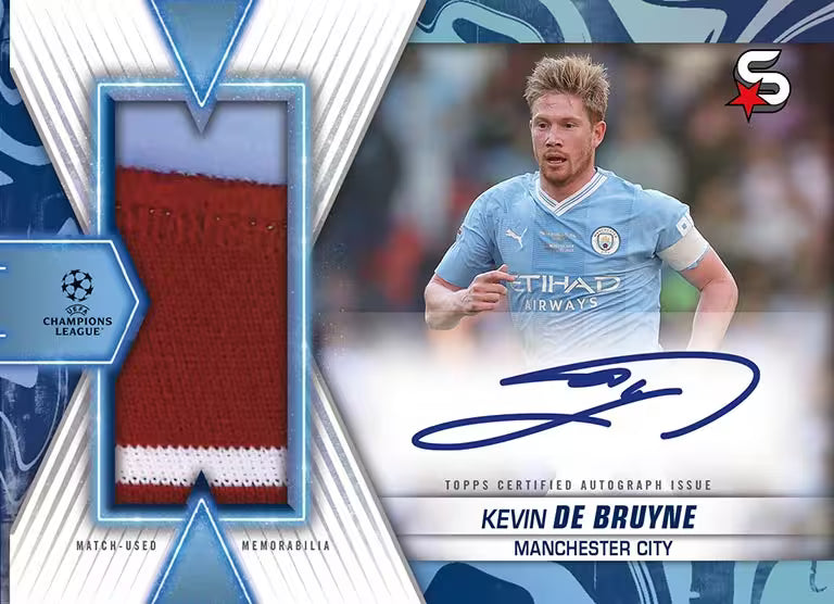 EINZELPACK 2023-24 TOPPS SUPERSTARS UCC (LAMINE YAMAL RC YEAR)
