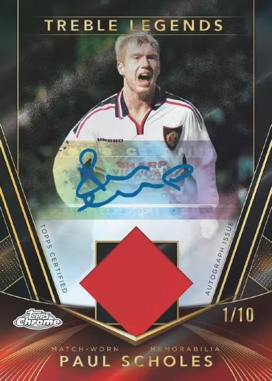 2024-25 Topps Chrome Deluxe Edition Manchester United Random Hit Draft Spot #1
