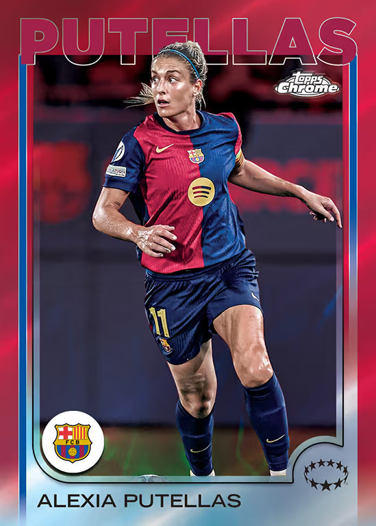 2024-25 TOPPS Chrome UEFA Women's Champions League VALUE Box