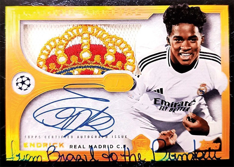 2024-25 TOPPS UEFA Club Competitions Soccer Cards Hanger Box
