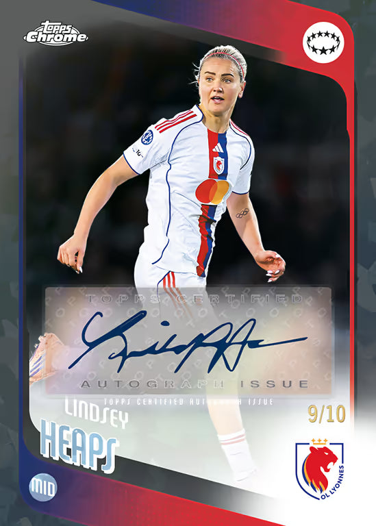 2025-26 TOPPS Chrome Sapphire Edition UEFA Women's Champions League Hobby Box