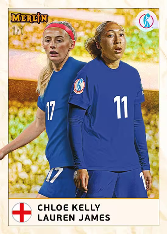 (3Box) 2025 TOPPS Merlin UEFA Women’s Euro Soccer Cards Box RTB #1