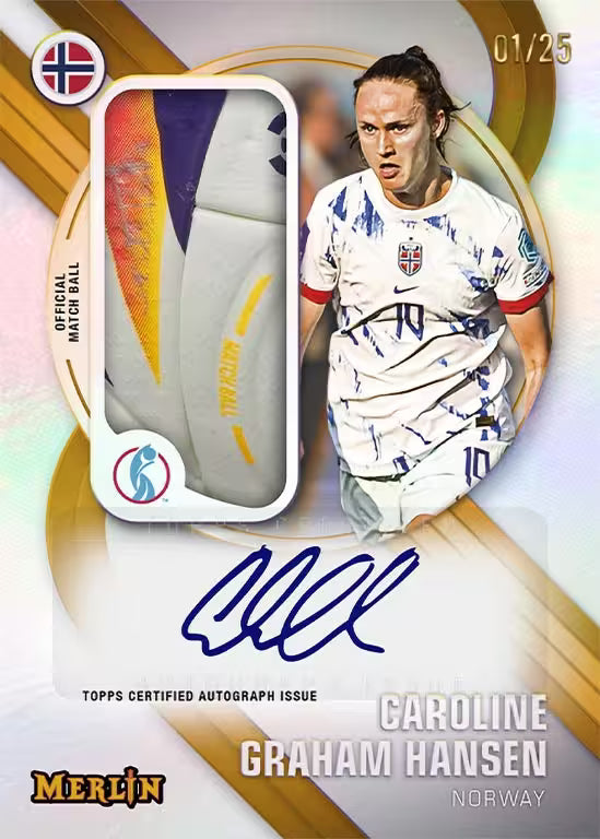 (3Box) 2025 TOPPS Merlin UEFA Women’s Euro Soccer Cards Box RTB #1