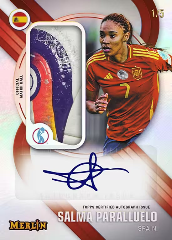 (3Box) 2025 TOPPS Merlin UEFA Women’s Euro Soccer Cards Box RTB #1