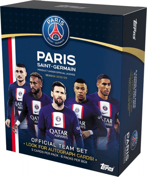 2022-23 TOPPS Paris-Saint Germain Official Team Set Box