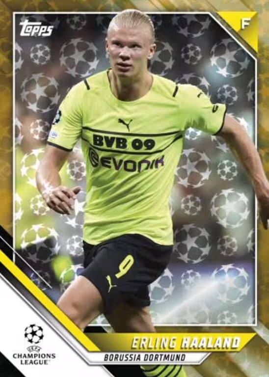 EINZELPACK 2021-22 TOPPS UEFA CHAMPIONS LEAGUE SOCCER – 1ST EDITION EXCLUSIVE (Max. nummeriert /30)