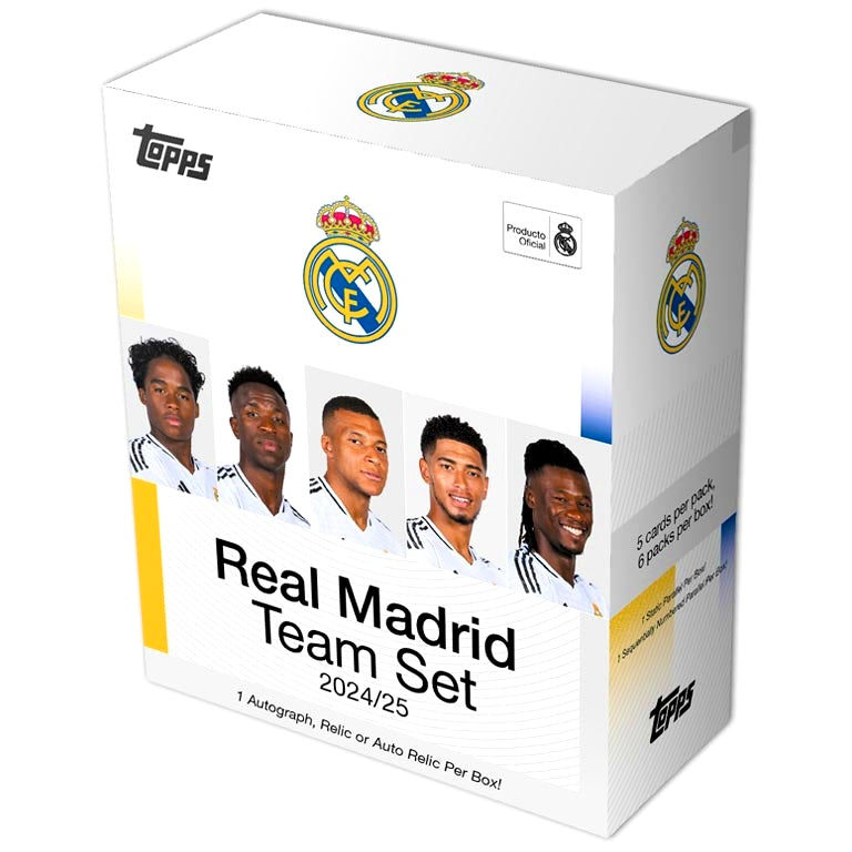 2024-25 TOPPS REAL MADRID C.F. Official Team Set Box