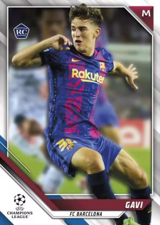 EINZELPACK 2021-22 TOPPS UEFA CHAMPIONS LEAGUE SOCCER – 1ST EDITION EXCLUSIVE (Max. nummeriert /30)