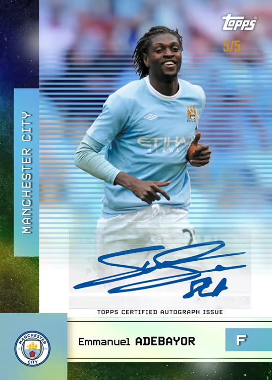 2025-26 TOPPS Manchester City Official Team Set Box