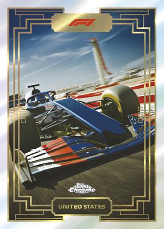 TOPPS Chrome Formel 1 Racing Hobby LT Box 22