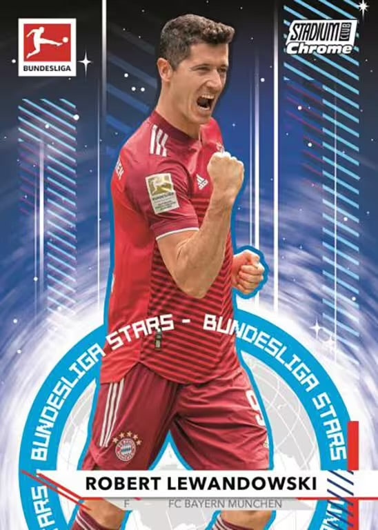 2021-22 TOPPS Stadium Club Chrome Bundesliga Soccer Hobby Box