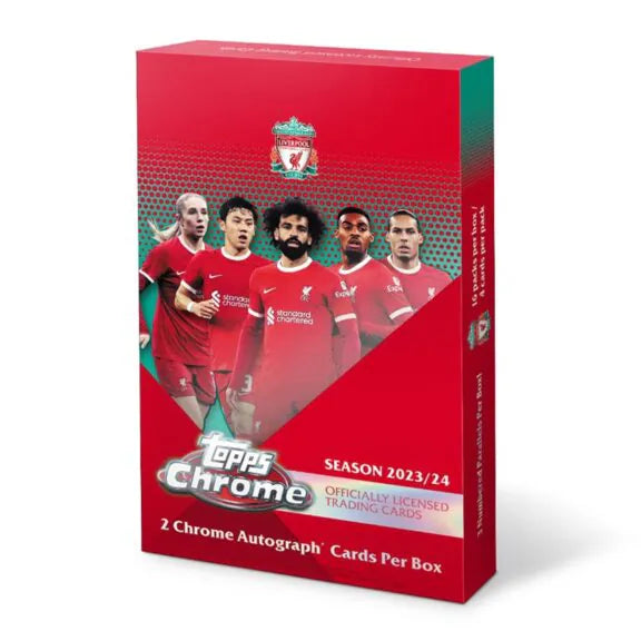 TOPPS Chrome LIVERPOOL FC Box 2023-24
