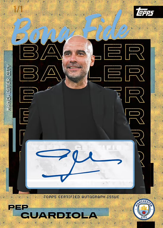 2025-26 TOPPS Manchester City Official Team Set Box