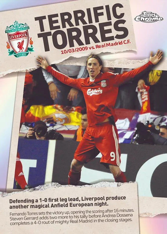 TOPPS Chrome LIVERPOOL FC Box 2023-24