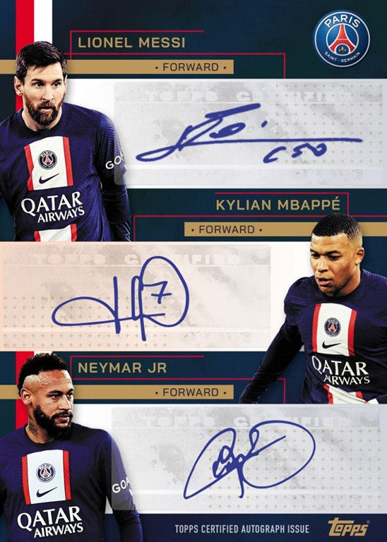 2022-23 TOPPS Paris-Saint Germain Official Team Set Box