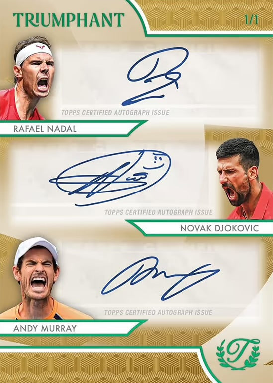 2025 TOPPS Triumphant Tennis Cards Hobby Box