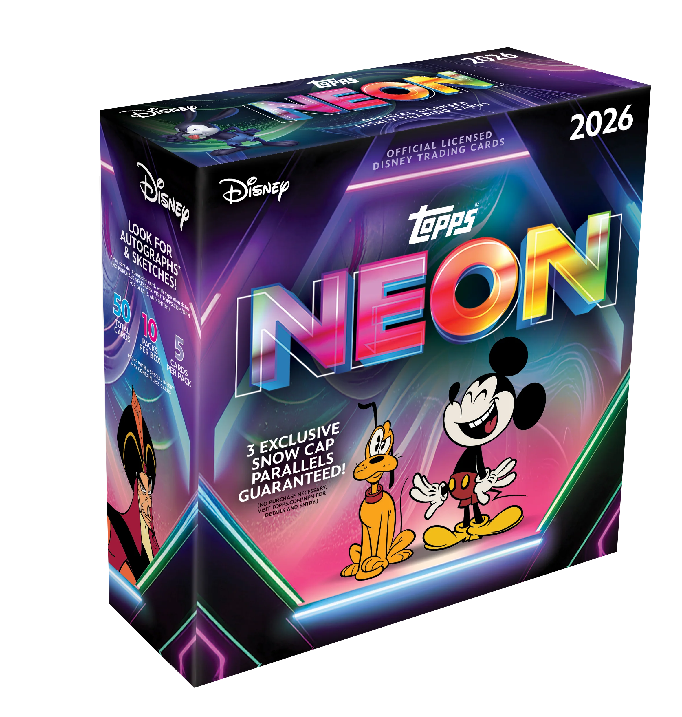 Topps 2026 Disney Neon Mega Box