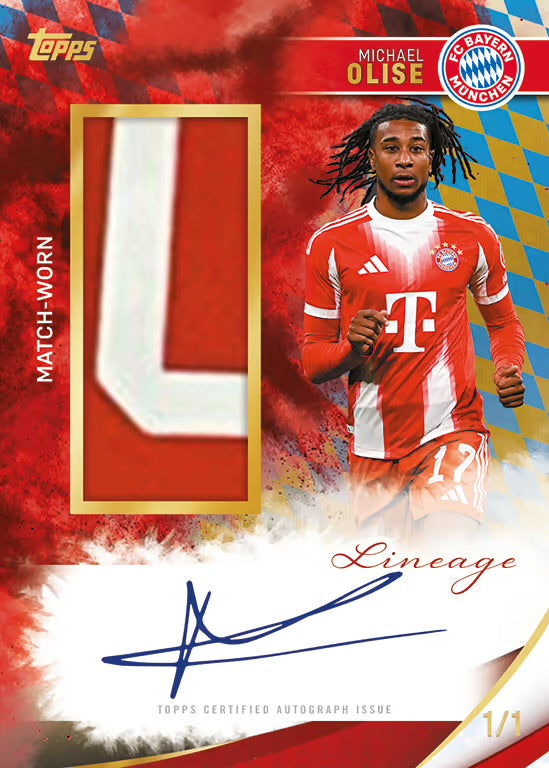 PYP#1 - FULL CASE - 2025-26 TOPPS LINEAGE FC BAYERN MÜNCHEN