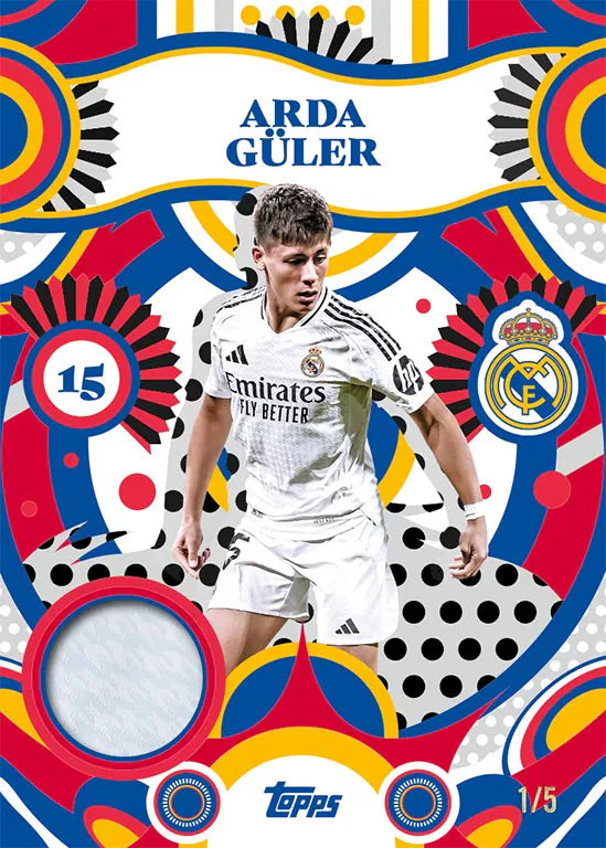 2024-25 TOPPS REAL MADRID C.F. Official Team Set Box