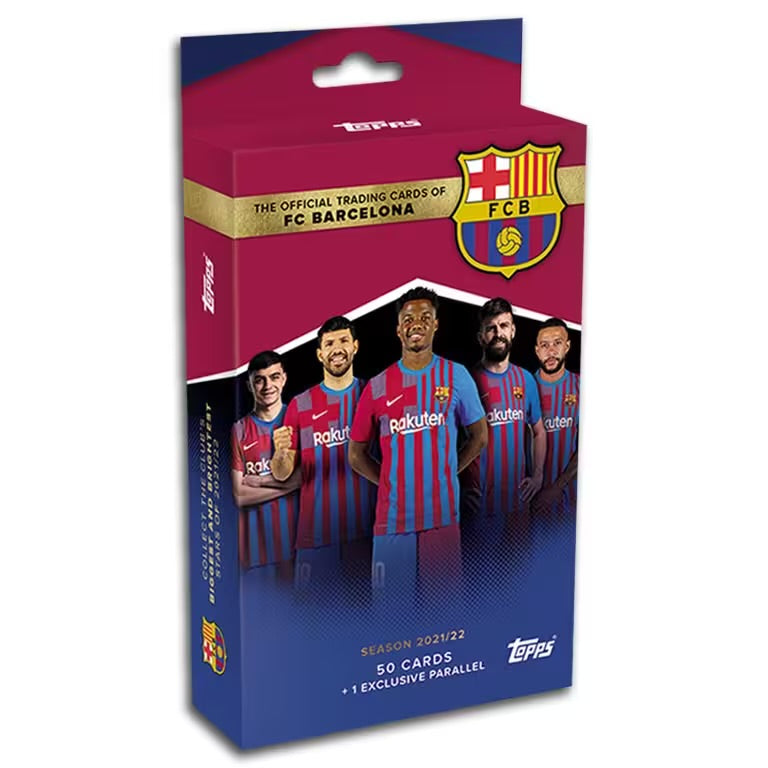 2021-22 TOPPS FC Barcelona Official Fan Box