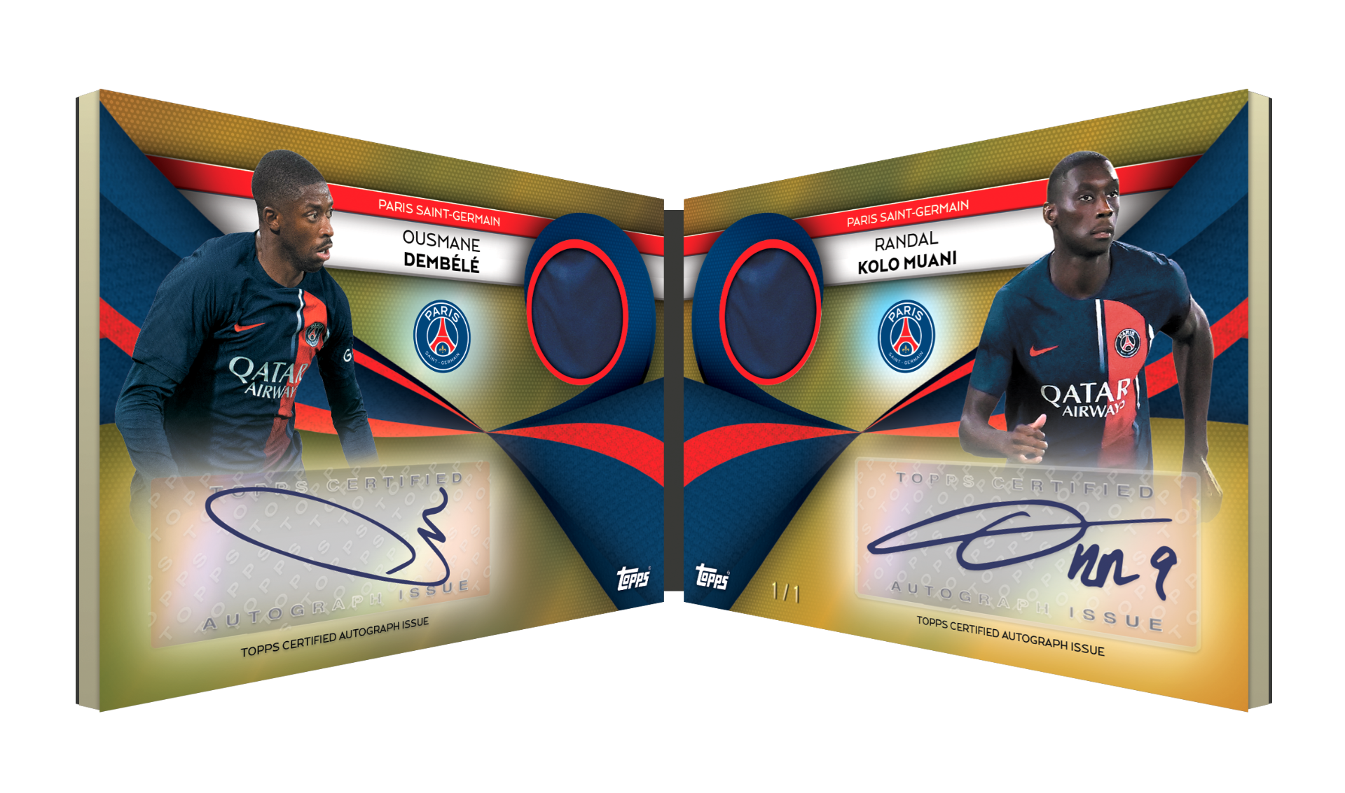 2023-24 TOPPS PARIS ST. GERMAIN TEAM SET