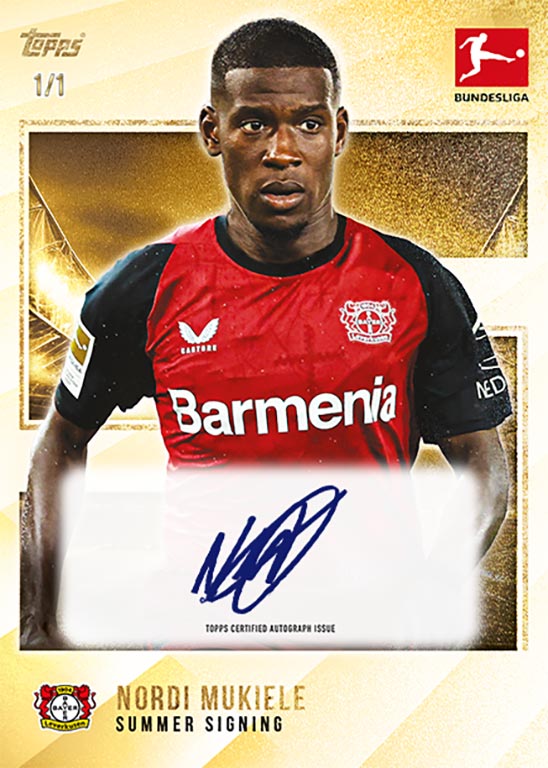 2024-25 TOPPS Summer Signings Bundesliga Soccer Box