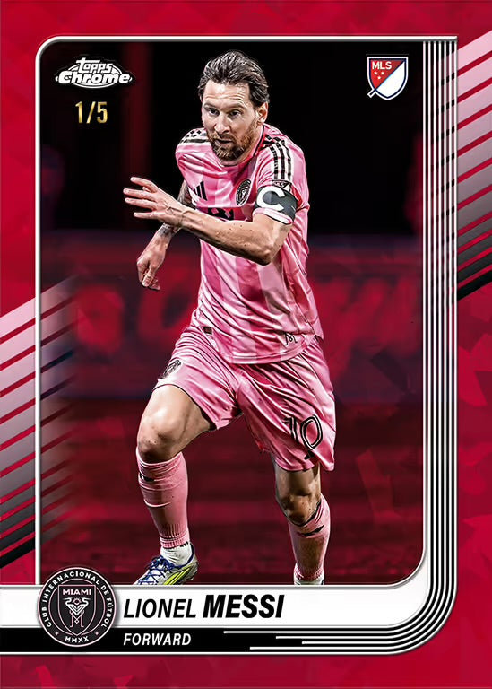 RTB #2 - 2025-26 TOPPS SAPPHIRE Chrome Major League Soccer - MESSI COMMUNAL