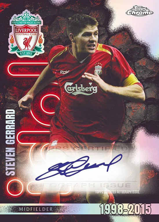 TOPPS Chrome LIVERPOOL FC Box 2023-24