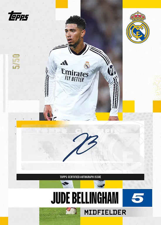 2024-25 TOPPS REAL MADRID C.F. Official Team Set Box