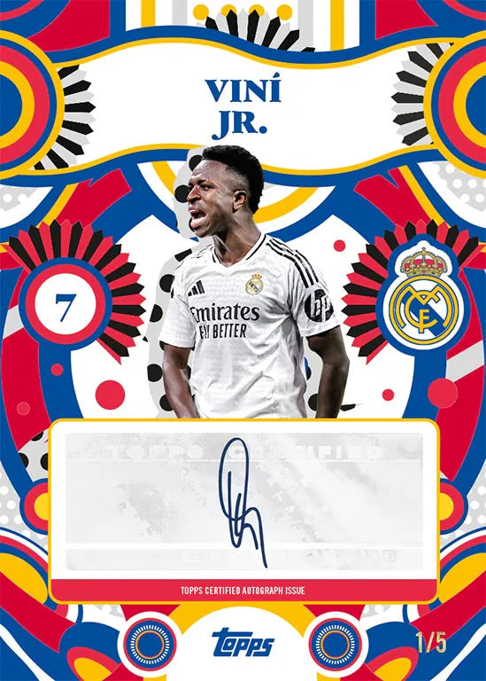 2024-25 TOPPS REAL MADRID C.F. Official Team Set Box