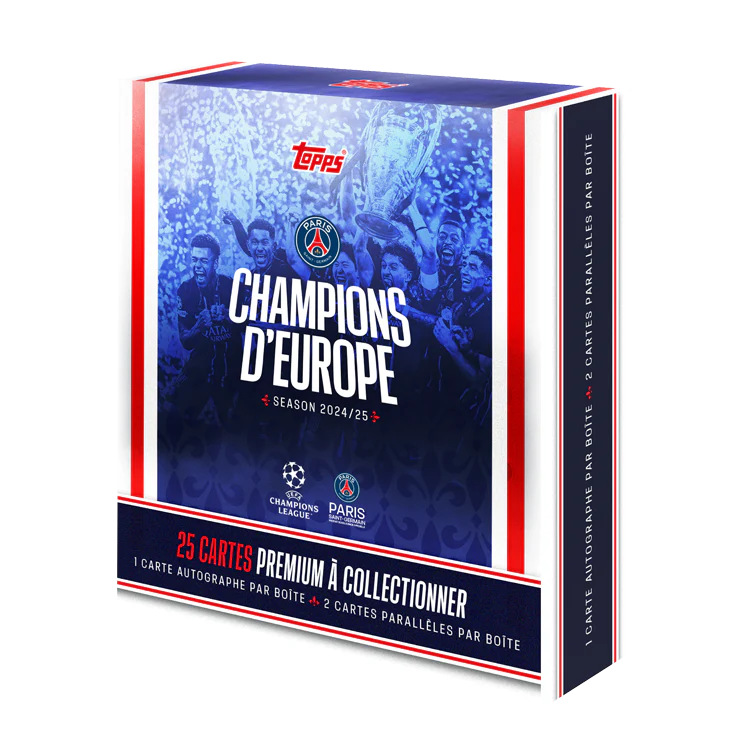 Topps 2025 PSG Champions d'Europe Hobby Box