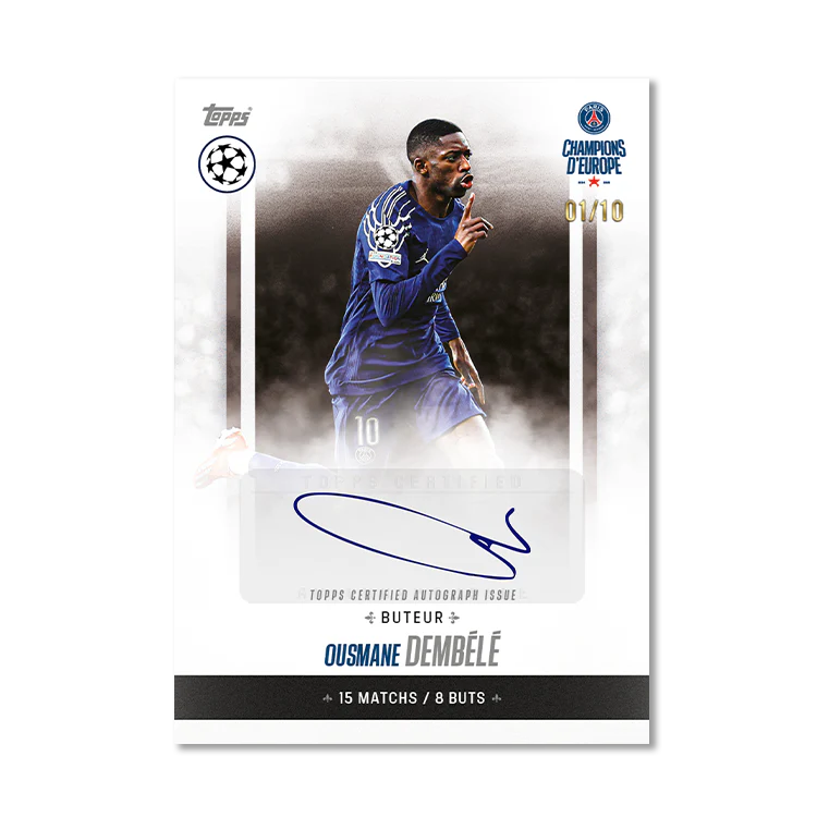 Topps 2025 PSG Champions d'Europe Hobby Box