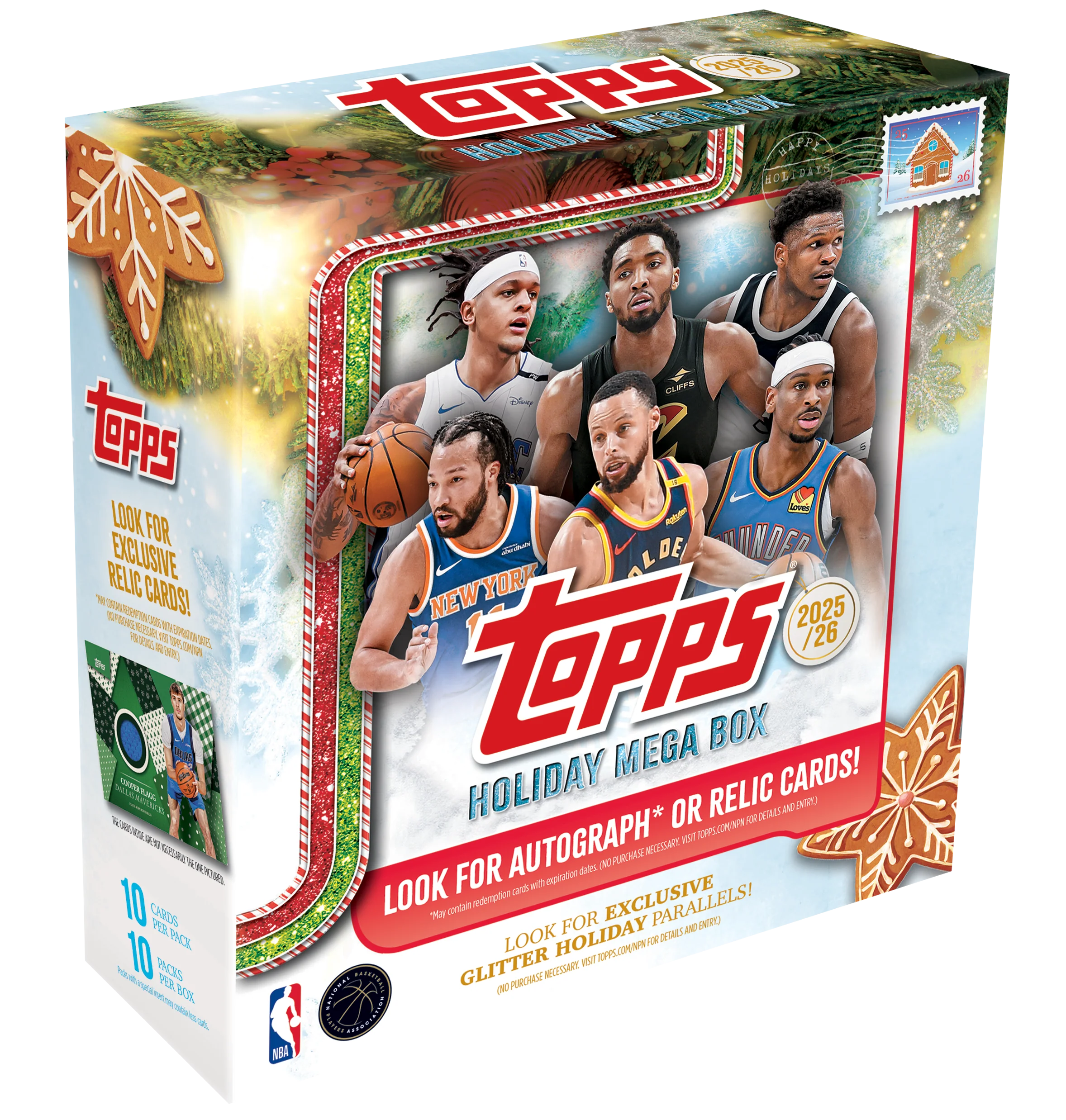 2025-26 Topps NBA Basketball HOLIDAY MEGA Box
