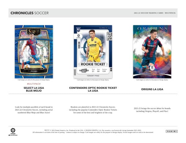 2021/22 Panini CHRONICLES Multi Pack - La Liga, Premier League & Serie A