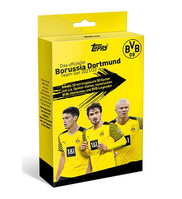 2021-22 TOPPS Borussia Dortmund Official Team Set Box