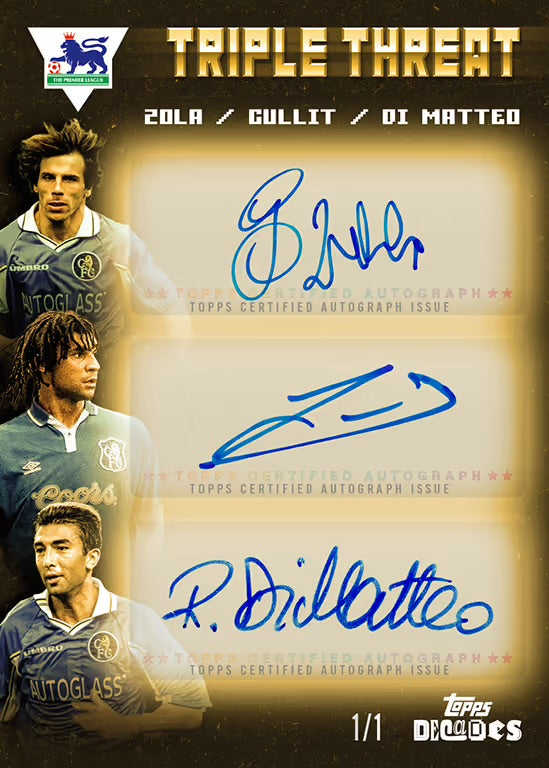 2025 Topps Decades Premier League – 90’s Edition Box
