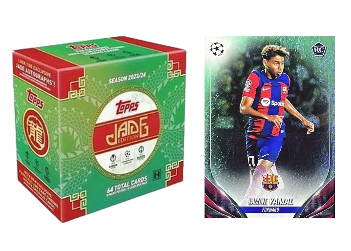 2023-24 TOPPS Jade Edition UEFA Club Competitions Hobby Box