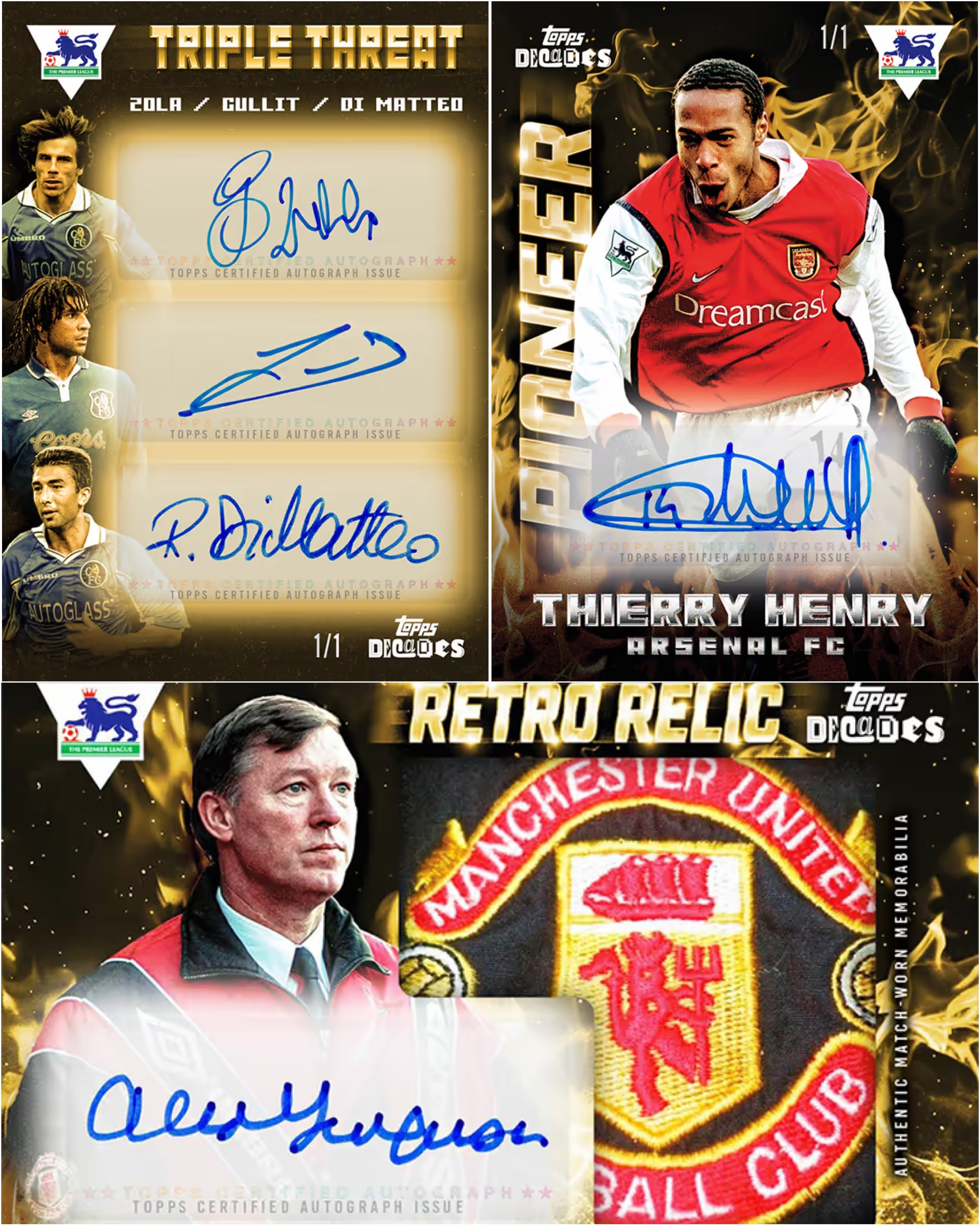 2025 Topps Decades Premier League – 90’s Edition Box