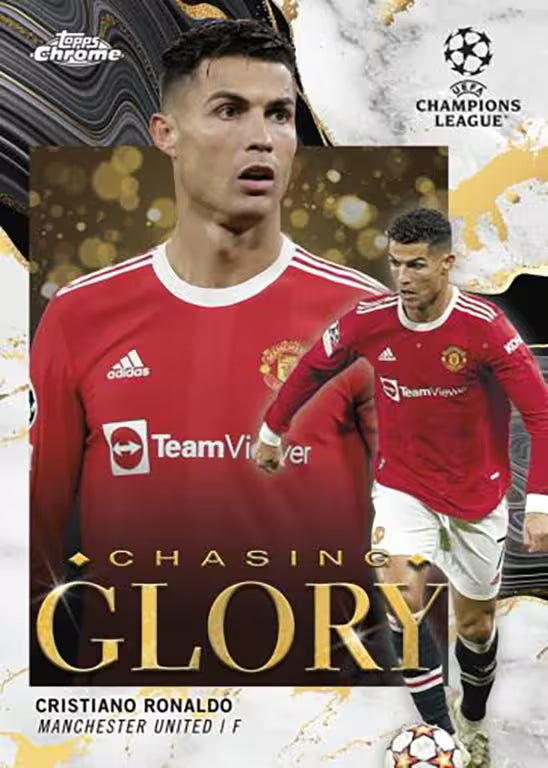 2021-22 TOPPS Chrome UEFA Champions League Soccer Hobby LT BOX