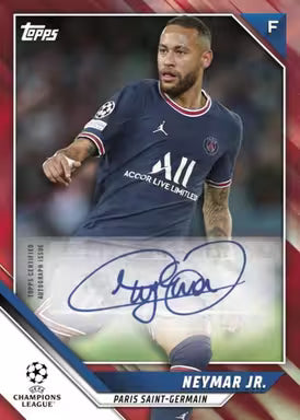 EINZELPACK 2021-22 TOPPS UEFA Champions League Soccer Flagship Hobby Box