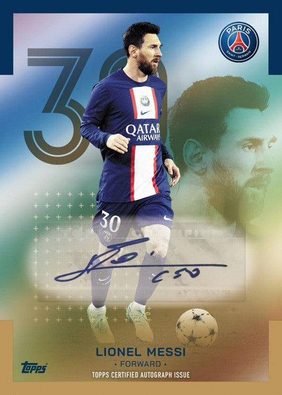 2022-23 TOPPS Paris-Saint Germain Official Team Set Box