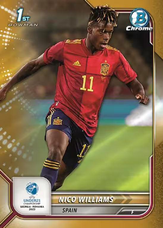 EINZELPACK Topps Chrome Road to UEFA Under-21 European Championship Bowman LT