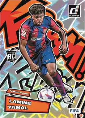 EINZELPACK 2023-24 Panini Donruss Soccer Fat Pack (LAMINE YAMAL RC YEAR)