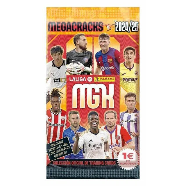 EINZELPACK 2024/25 Panini La Liga Megacracks Soccer Box