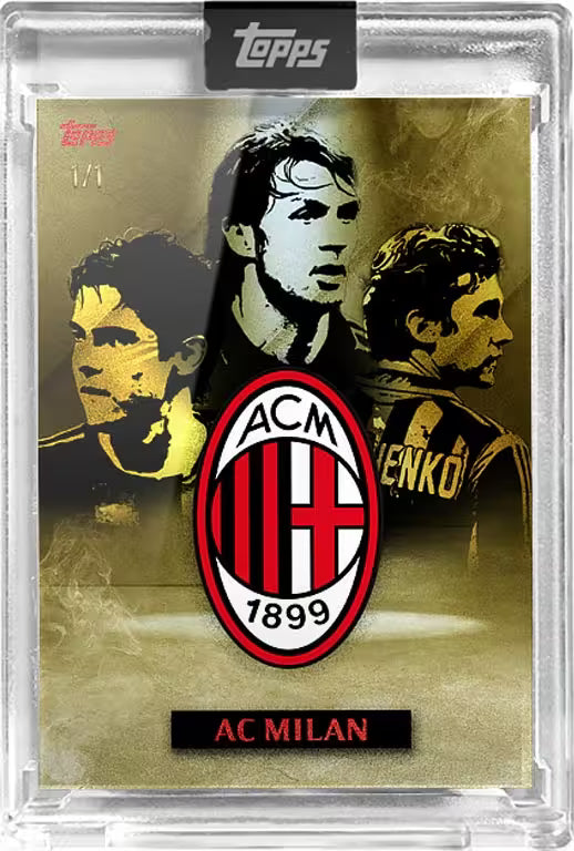 2024-25 TOPPS AC Milan 125 Anniversario Box Random Hit Draft Spot #1