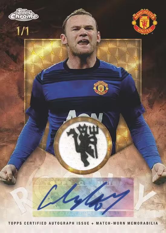 2024-25 Topps Chrome Deluxe Edition Manchester United Random Hit Draft Spot #1