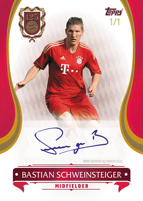 Topps 125 Jahre Bayern München Premium Hobby Box Random Hit Draft Spot #6