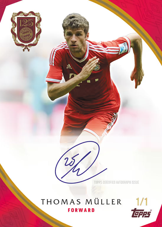 Topps 125 Jahre Bayern München Premium Hobby Box Random Hit Draft Spot #6